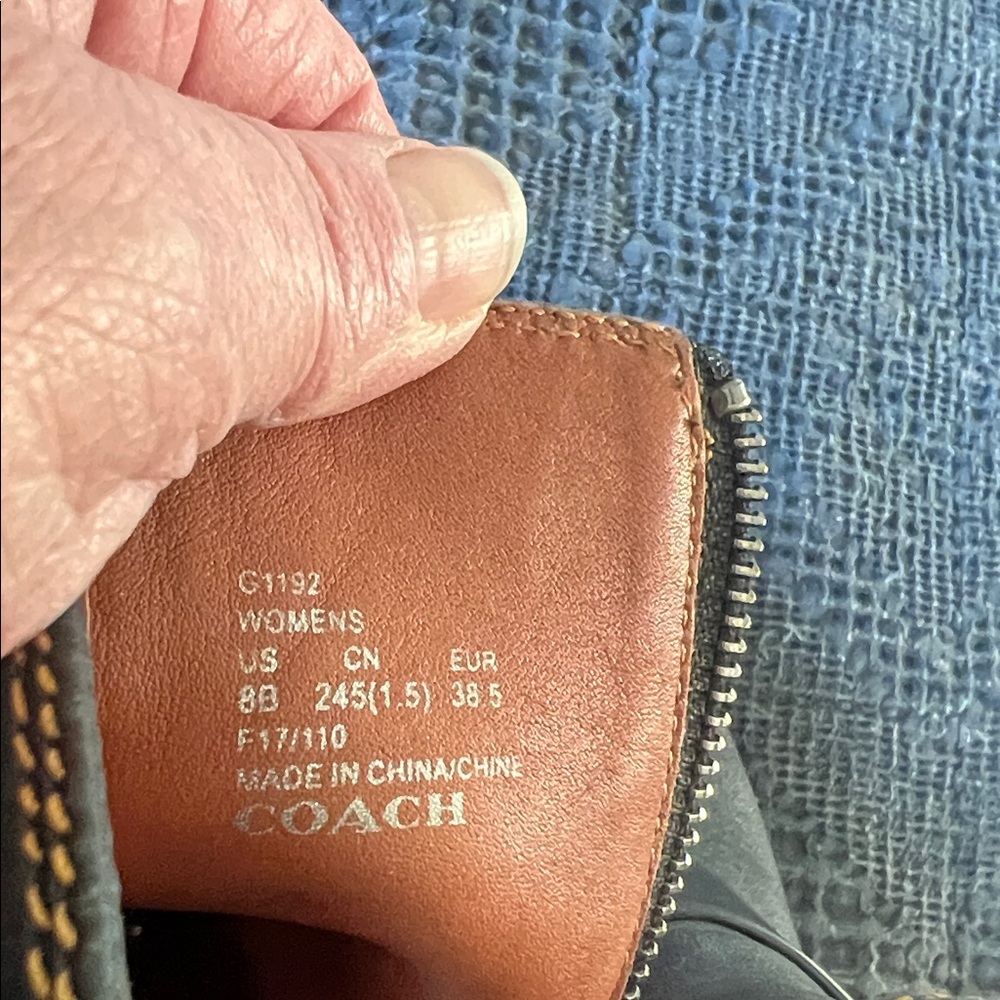 Coach Black Leather Ankle Booties - Picture 8 of 16